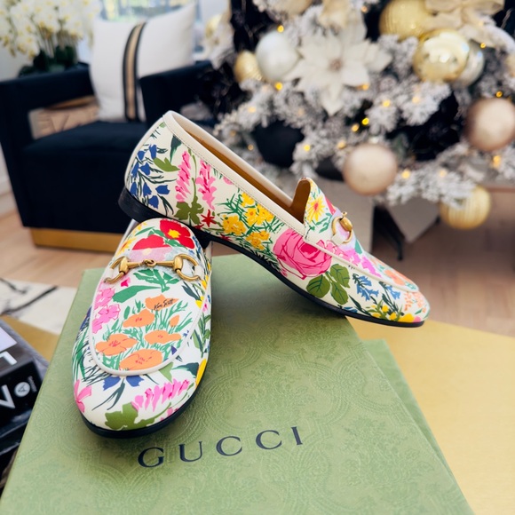 Gucci Ken Scott Jordaan Floral Print Loafer - Picture 6 of 10